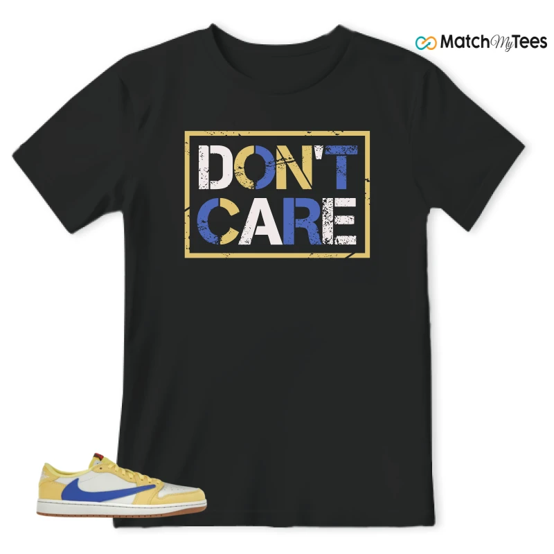 NIKE JORDAN 1 RETRO LOW OG SP TRAVIS SCOTT CANARY (WOMEN'S) SNEAKER Matching Tees t-shirt