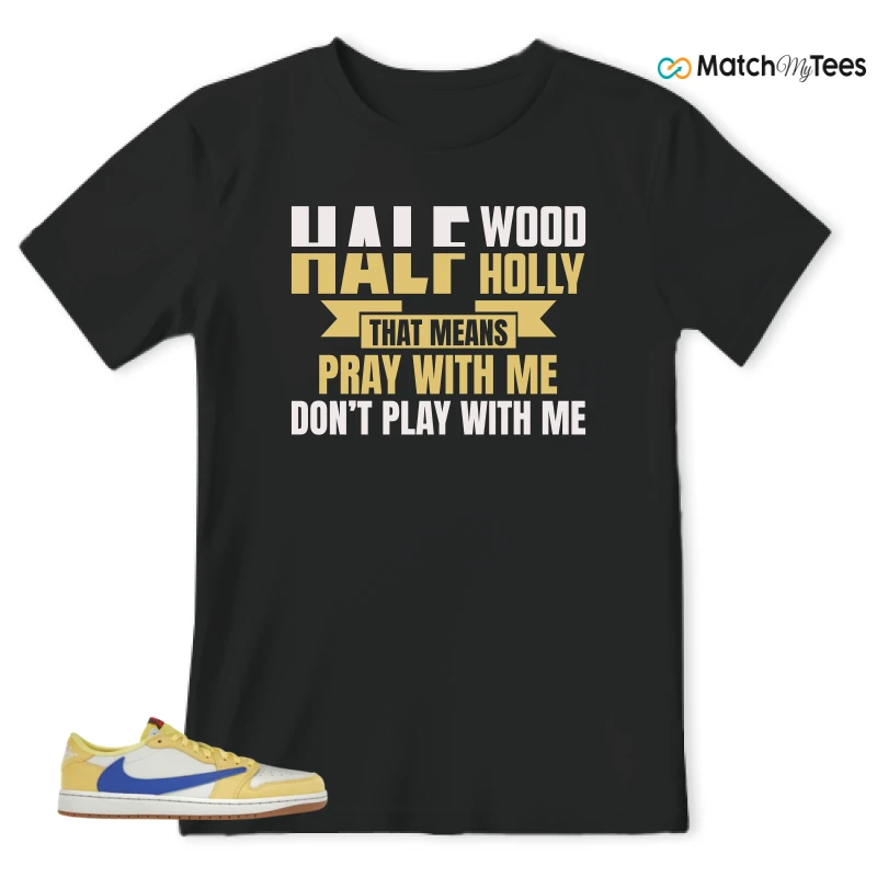 NIKE JORDAN 1 RETRO LOW OG SP TRAVIS SCOTT CANARY (WOMEN'S) SNEAKER Matching Tees t-shirt