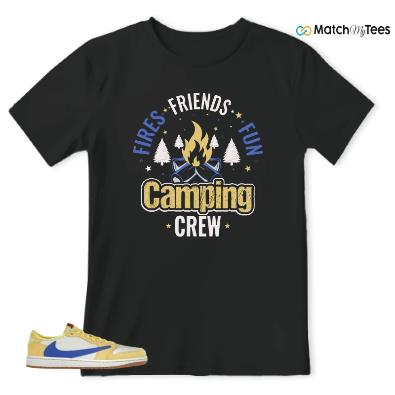 NIKE JORDAN 1 RETRO LOW OG SP TRAVIS SCOTT CANARY (WOMEN'S) SNEAKER Matching Tees t-shirt