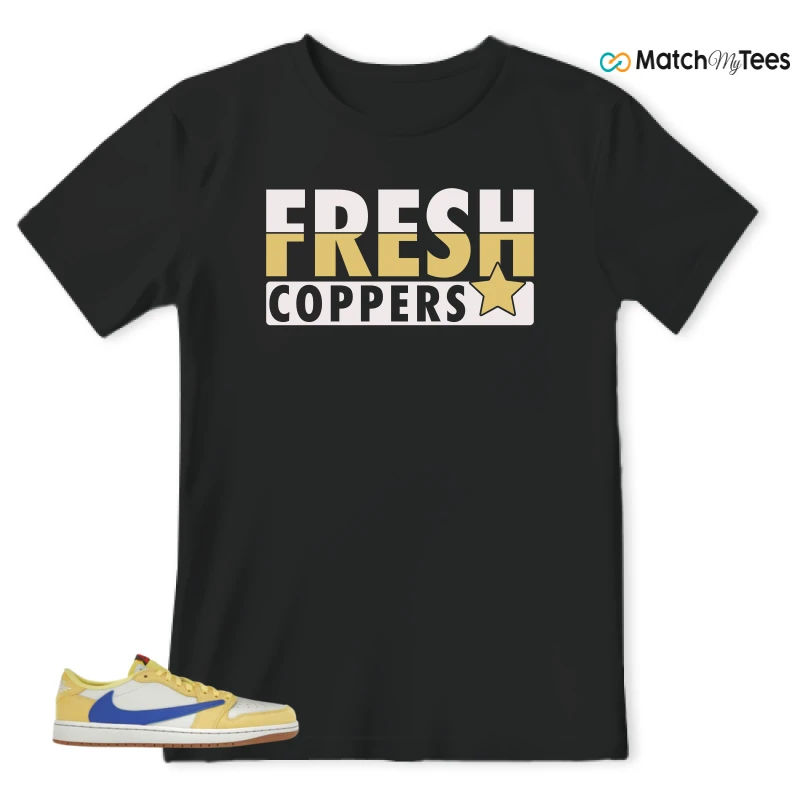 NIKE JORDAN 1 RETRO LOW OG SP TRAVIS SCOTT CANARY (WOMEN'S) SNEAKER Matching Tees t-shirt