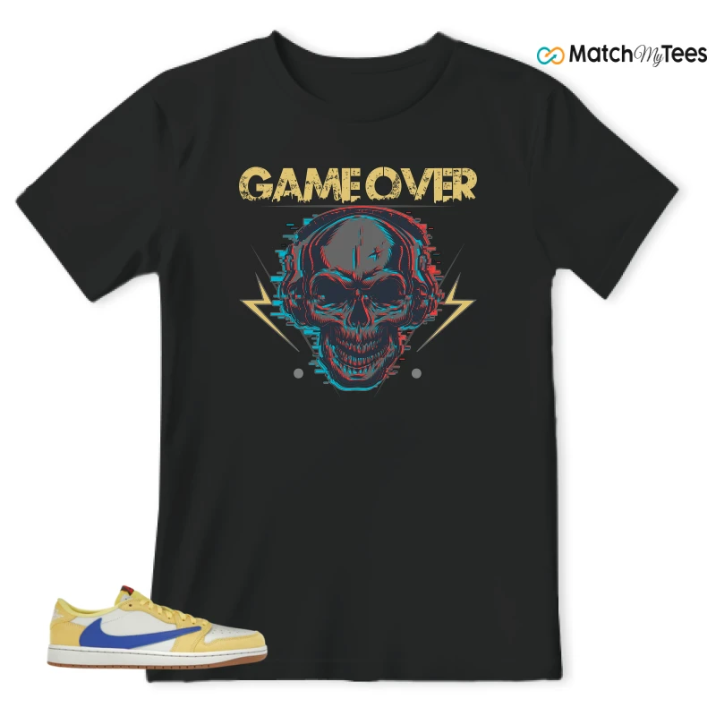 NIKE JORDAN 1 RETRO LOW OG SP TRAVIS SCOTT CANARY (WOMEN'S) SNEAKER Matching Tees t-shirt