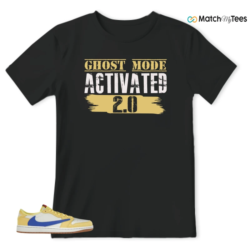 NIKE JORDAN 1 RETRO LOW OG SP TRAVIS SCOTT CANARY (WOMEN'S) SNEAKER Matching Tees t-shirt