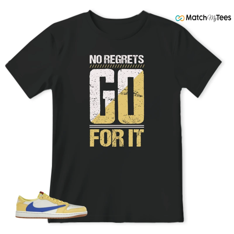 NIKE JORDAN 1 RETRO LOW OG SP TRAVIS SCOTT CANARY (WOMEN'S) SNEAKER Matching Tees t-shirt