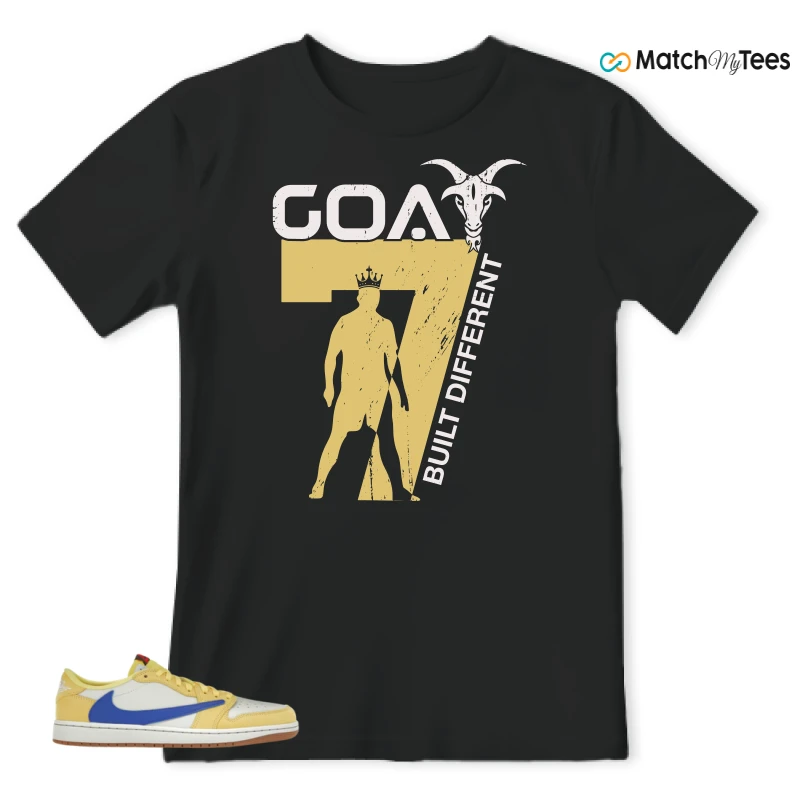 NIKE JORDAN 1 RETRO LOW OG SP TRAVIS SCOTT CANARY (WOMEN'S) SNEAKER Matching Tees t-shirt