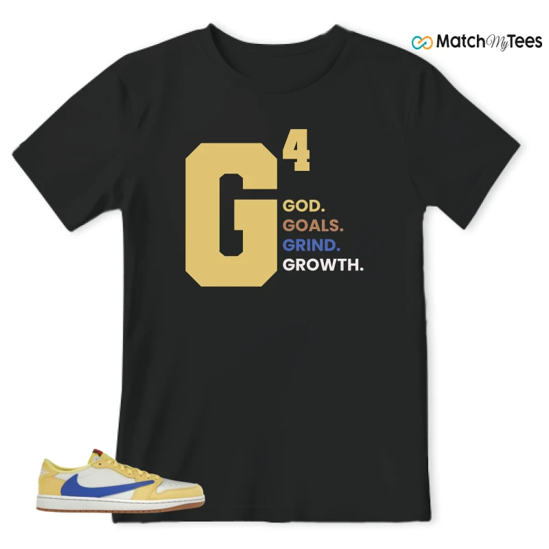 NIKE JORDAN 1 RETRO LOW OG SP TRAVIS SCOTT CANARY (WOMEN'S) SNEAKER Matching Tees t-shirt