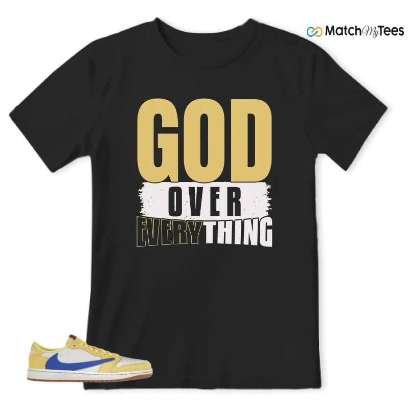 NIKE JORDAN 1 RETRO LOW OG SP TRAVIS SCOTT CANARY (WOMEN'S) SNEAKER Matching Tees t-shirt