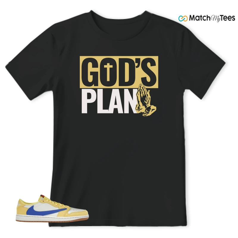 NIKE JORDAN 1 RETRO LOW OG SP TRAVIS SCOTT CANARY (WOMEN'S) SNEAKER Matching Tees t-shirt