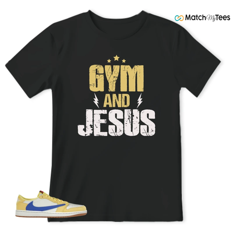NIKE JORDAN 1 RETRO LOW OG SP TRAVIS SCOTT CANARY (WOMEN'S) SNEAKER Matching Tees t-shirt
