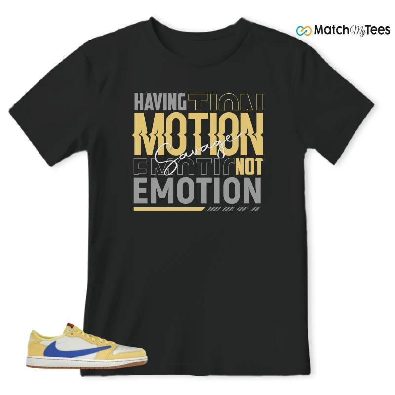NIKE JORDAN 1 RETRO LOW OG SP TRAVIS SCOTT CANARY (WOMEN'S) SNEAKER Matching Tees t-shirt