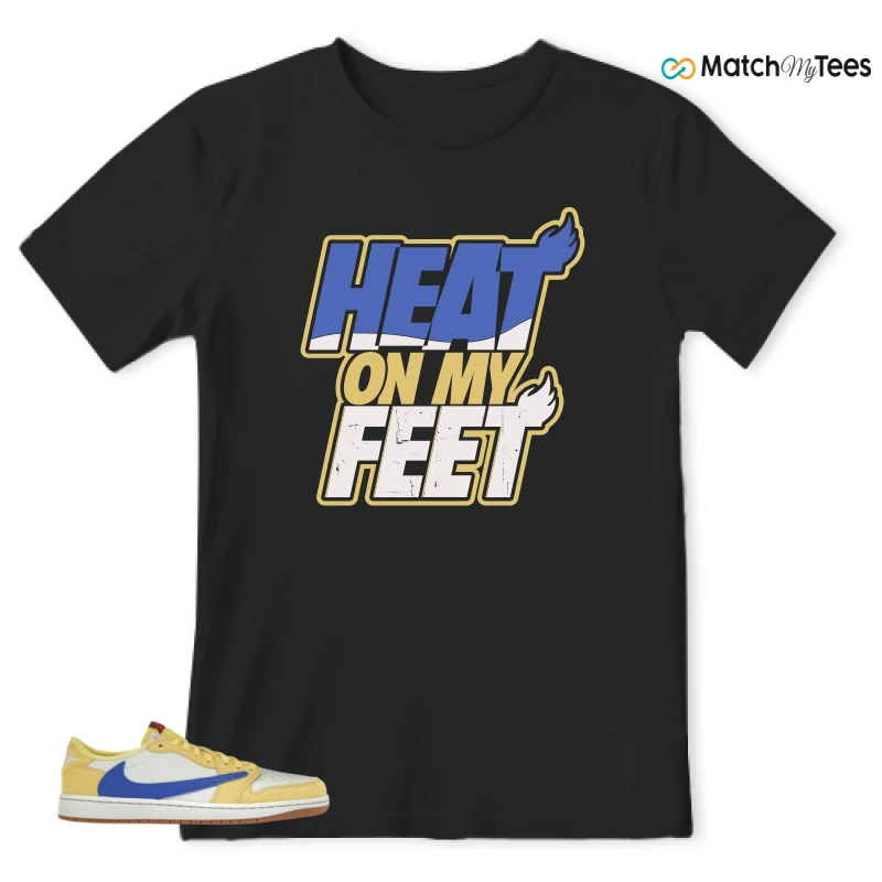 NIKE JORDAN 1 RETRO LOW OG SP TRAVIS SCOTT CANARY (WOMEN'S) SNEAKER Matching Tees t-shirt