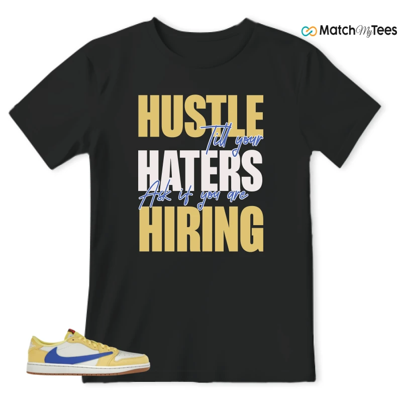 NIKE JORDAN 1 RETRO LOW OG SP TRAVIS SCOTT CANARY (WOMEN'S) SNEAKER Matching Tees t-shirt