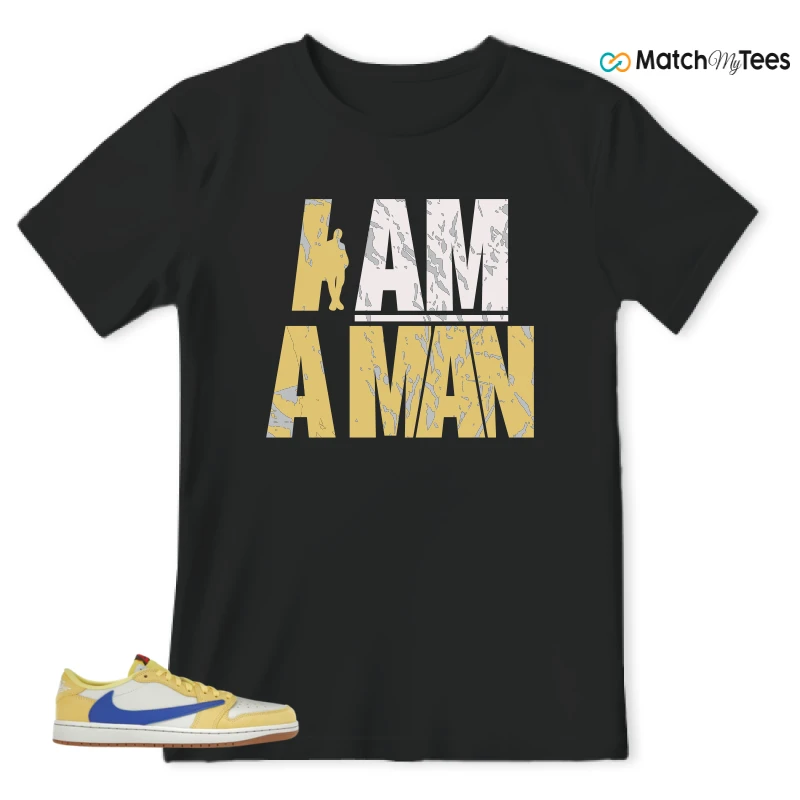 NIKE JORDAN 1 RETRO LOW OG SP TRAVIS SCOTT CANARY (WOMEN'S) SNEAKER Matching Tees t-shirt