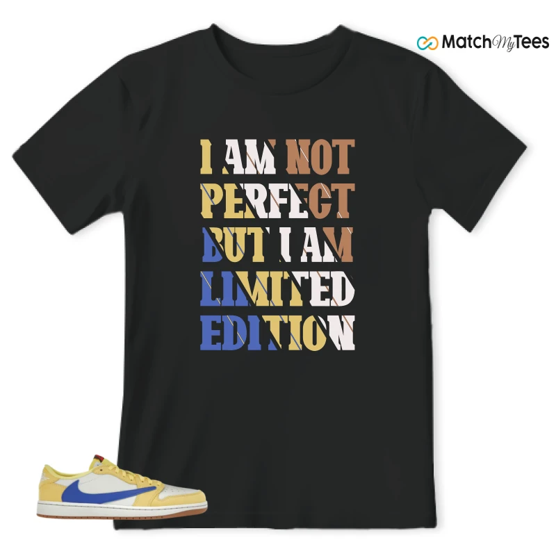 NIKE JORDAN 1 RETRO LOW OG SP TRAVIS SCOTT CANARY (WOMEN'S) SNEAKER Matching Tees t-shirt