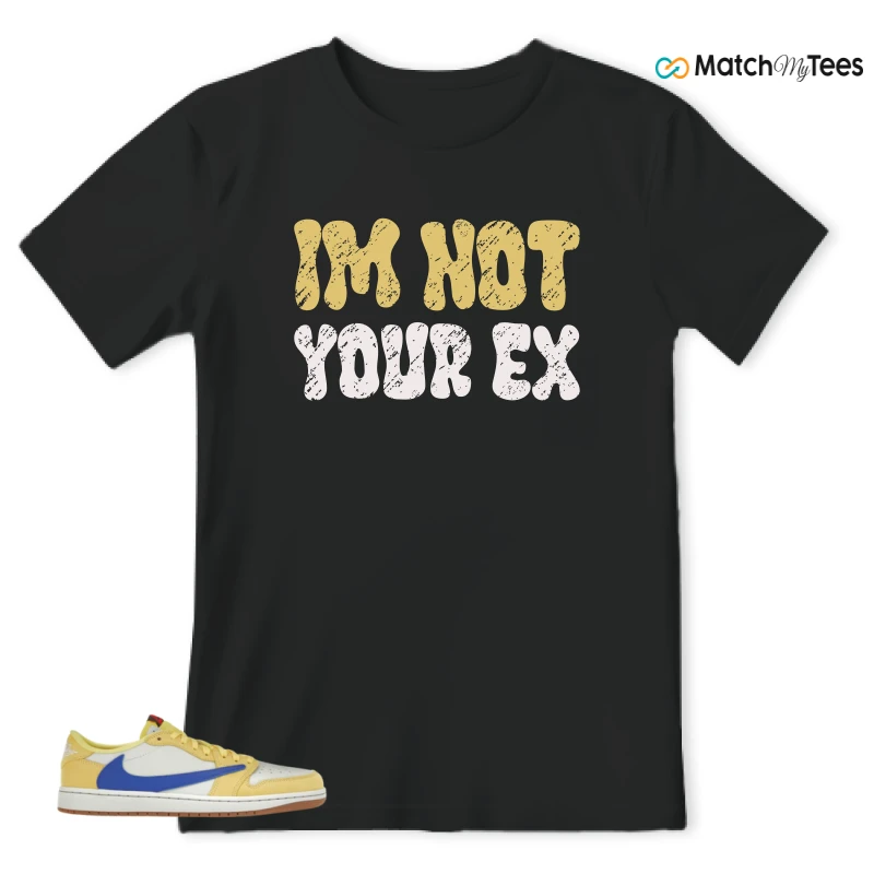 NIKE JORDAN 1 RETRO LOW OG SP TRAVIS SCOTT CANARY (WOMEN'S) SNEAKER Matching Tees t-shirt