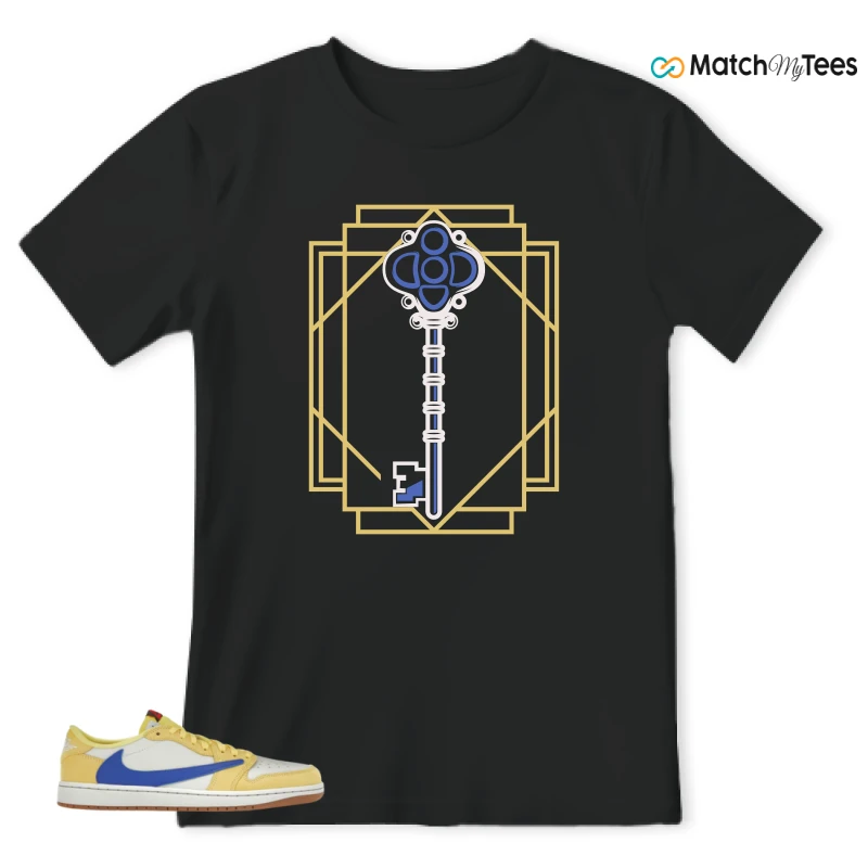 NIKE JORDAN 1 RETRO LOW OG SP TRAVIS SCOTT CANARY (WOMEN'S) SNEAKER Matching Tees t-shirt