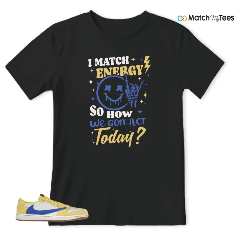 NIKE JORDAN 1 RETRO LOW OG SP TRAVIS SCOTT CANARY (WOMEN'S) SNEAKER Matching Tees t-shirt