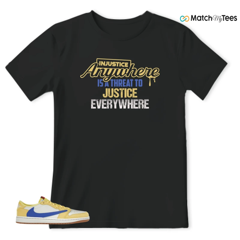 NIKE JORDAN 1 RETRO LOW OG SP TRAVIS SCOTT CANARY (WOMEN'S) SNEAKER Matching Tees t-shirt