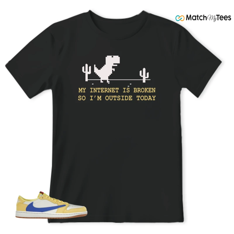 NIKE JORDAN 1 RETRO LOW OG SP TRAVIS SCOTT CANARY (WOMEN'S) SNEAKER Matching Tees t-shirt