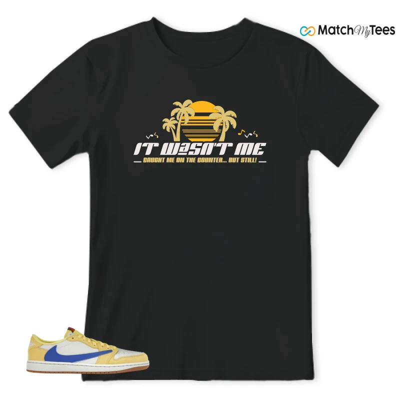 NIKE JORDAN 1 RETRO LOW OG SP TRAVIS SCOTT CANARY (WOMEN'S) SNEAKER Matching Tees t-shirt