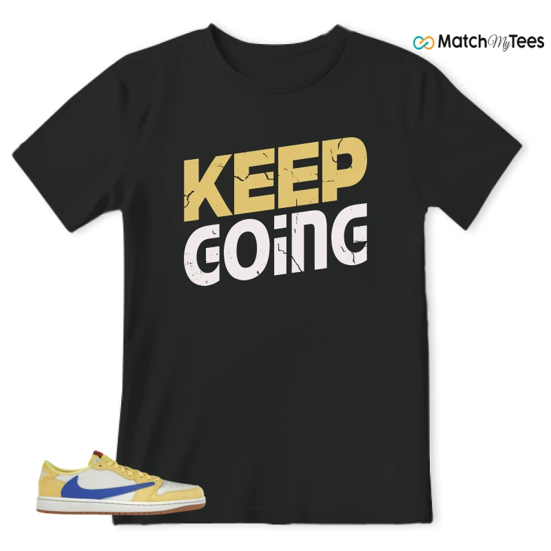 NIKE JORDAN 1 RETRO LOW OG SP TRAVIS SCOTT CANARY (WOMEN'S) SNEAKER Matching Tees t-shirt