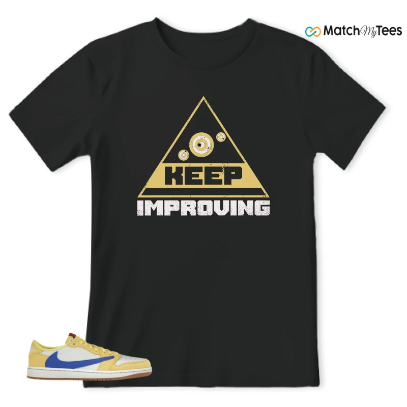 NIKE JORDAN 1 RETRO LOW OG SP TRAVIS SCOTT CANARY (WOMEN'S) SNEAKER Matching Tees t-shirt