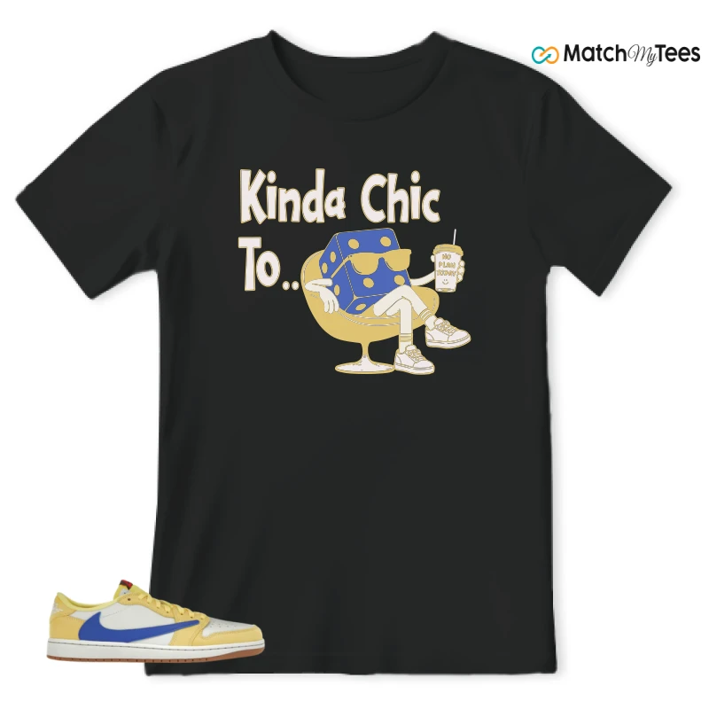NIKE JORDAN 1 RETRO LOW OG SP TRAVIS SCOTT CANARY (WOMEN'S) SNEAKER Matching Tees t-shirt