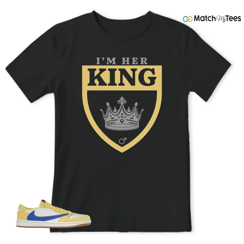 NIKE JORDAN 1 RETRO LOW OG SP TRAVIS SCOTT CANARY (WOMEN'S) SNEAKER Matching Tees t-shirt