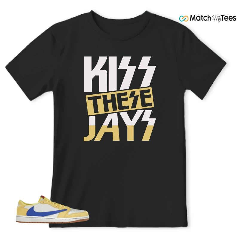 NIKE JORDAN 1 RETRO LOW OG SP TRAVIS SCOTT CANARY (WOMEN'S) SNEAKER Matching Tees t-shirt