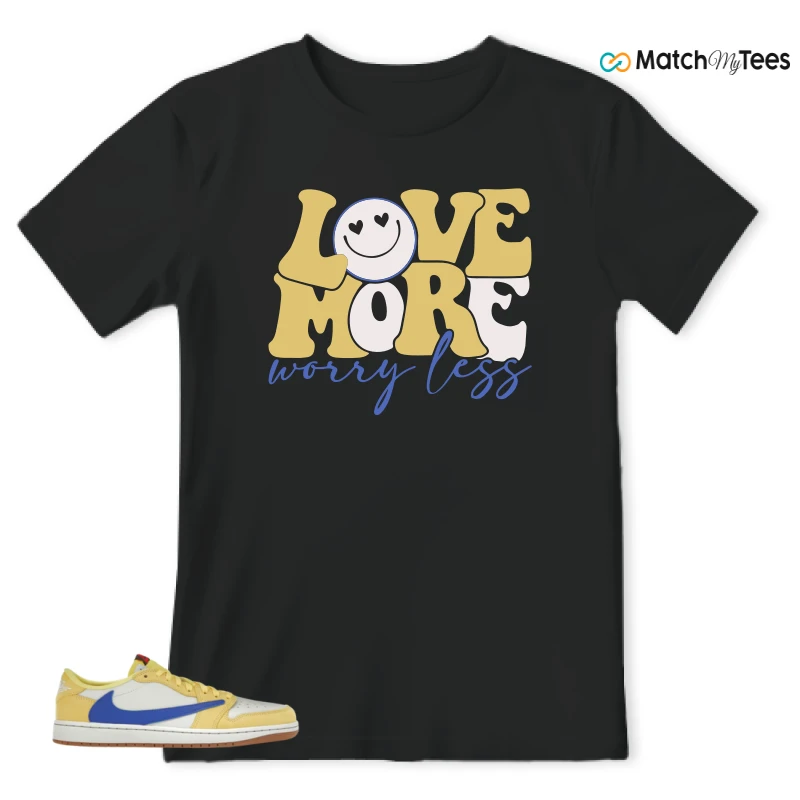 NIKE JORDAN 1 RETRO LOW OG SP TRAVIS SCOTT CANARY (WOMEN'S) SNEAKER Matching Tees t-shirt