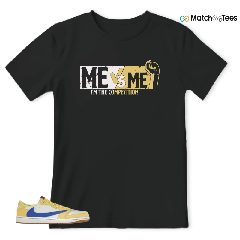 NIKE JORDAN 1 RETRO LOW OG SP TRAVIS SCOTT CANARY (WOMEN'S) SNEAKER Matching Tees t-shirt