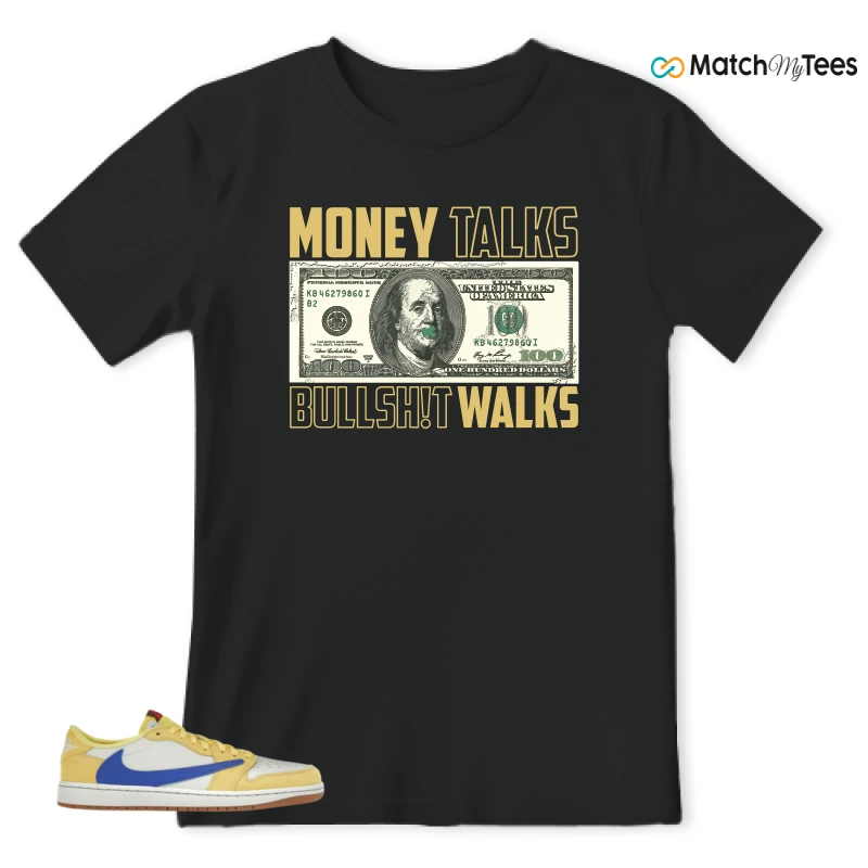 NIKE JORDAN 1 RETRO LOW OG SP TRAVIS SCOTT CANARY (WOMEN'S) SNEAKER Matching Tees t-shirt