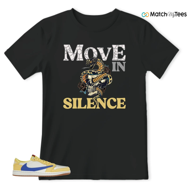 NIKE JORDAN 1 RETRO LOW OG SP TRAVIS SCOTT CANARY (WOMEN'S) SNEAKER Matching Tees t-shirt