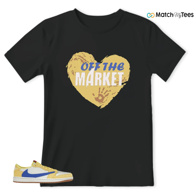 NIKE JORDAN 1 RETRO LOW OG SP TRAVIS SCOTT CANARY (WOMEN'S) SNEAKER Matching Tees t-shirt