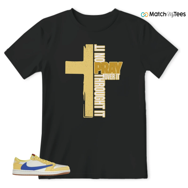 NIKE JORDAN 1 RETRO LOW OG SP TRAVIS SCOTT CANARY (WOMEN'S) SNEAKER Matching Tees t-shirt