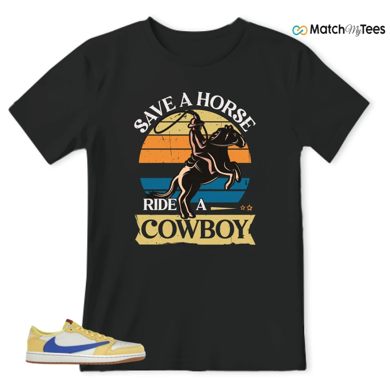 NIKE JORDAN 1 RETRO LOW OG SP TRAVIS SCOTT CANARY (WOMEN'S) SNEAKER Matching Tees t-shirt