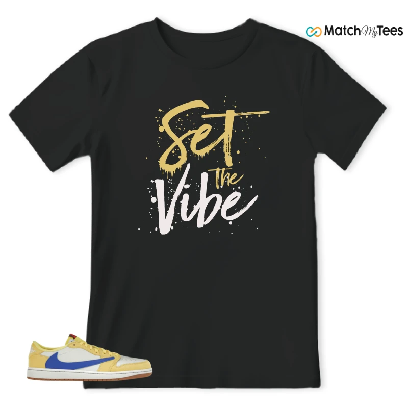 NIKE JORDAN 1 RETRO LOW OG SP TRAVIS SCOTT CANARY (WOMEN'S) SNEAKER Matching Tees t-shirt