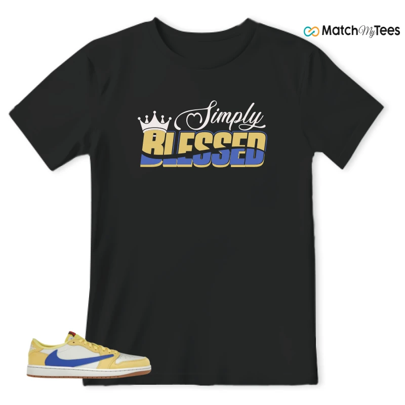NIKE JORDAN 1 RETRO LOW OG SP TRAVIS SCOTT CANARY (WOMEN'S) SNEAKER Matching Tees t-shirt