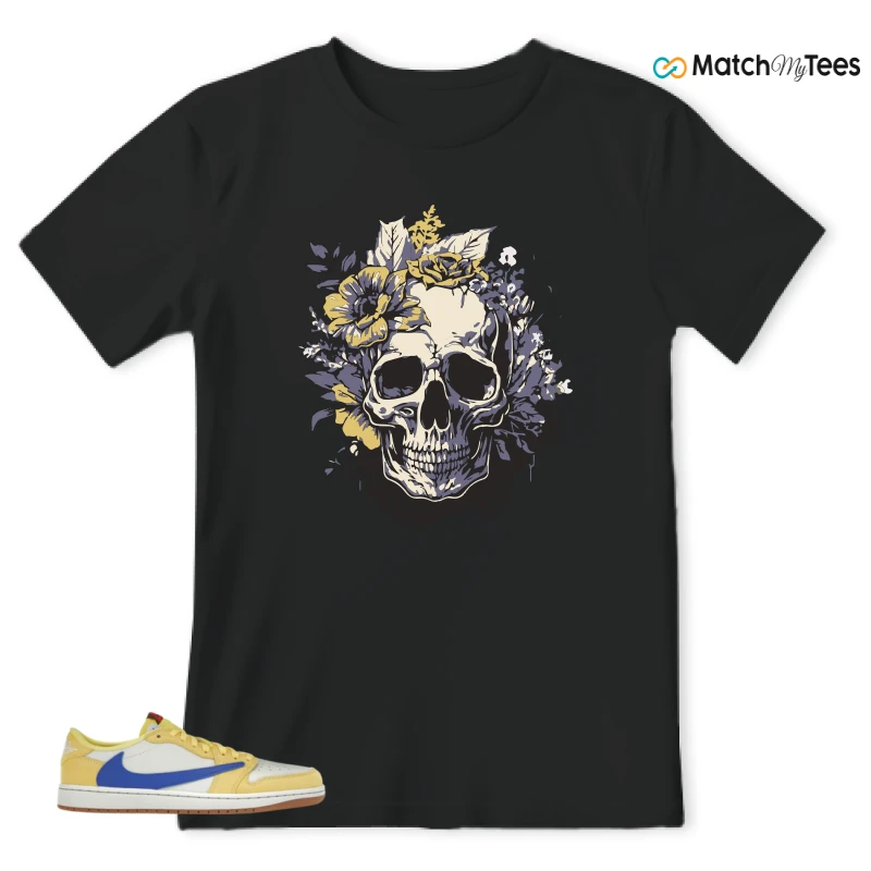 NIKE JORDAN 1 RETRO LOW OG SP TRAVIS SCOTT CANARY (WOMEN'S) SNEAKER Matching Tees t-shirt