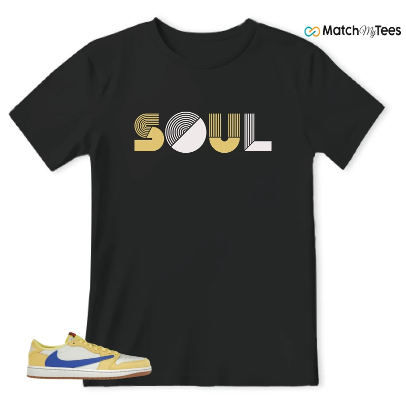 NIKE JORDAN 1 RETRO LOW OG SP TRAVIS SCOTT CANARY (WOMEN'S) SNEAKER Matching Tees t-shirt