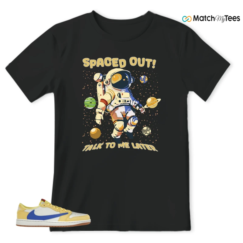 NIKE JORDAN 1 RETRO LOW OG SP TRAVIS SCOTT CANARY (WOMEN'S) SNEAKER Matching Tees t-shirt