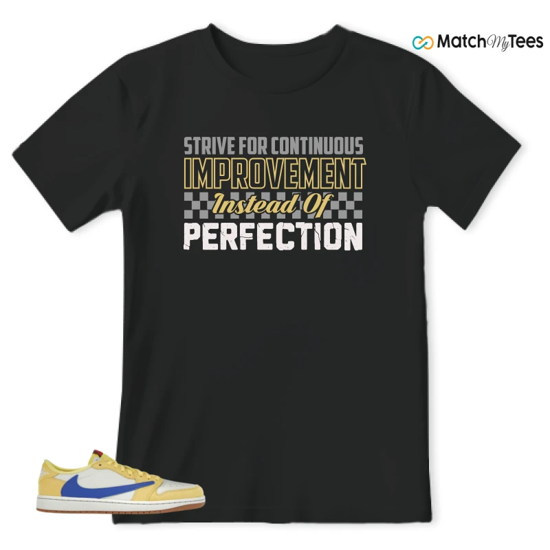 NIKE JORDAN 1 RETRO LOW OG SP TRAVIS SCOTT CANARY (WOMEN'S) SNEAKER Matching Tees t-shirt