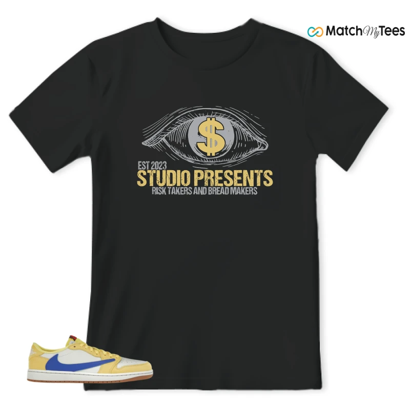 NIKE JORDAN 1 RETRO LOW OG SP TRAVIS SCOTT CANARY (WOMEN'S) SNEAKER Matching Tees t-shirt