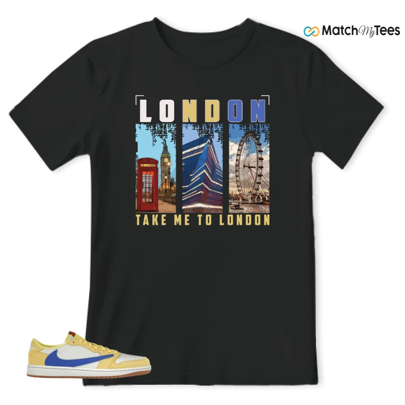 NIKE JORDAN 1 RETRO LOW OG SP TRAVIS SCOTT CANARY (WOMEN'S) SNEAKER Matching Tees t-shirt