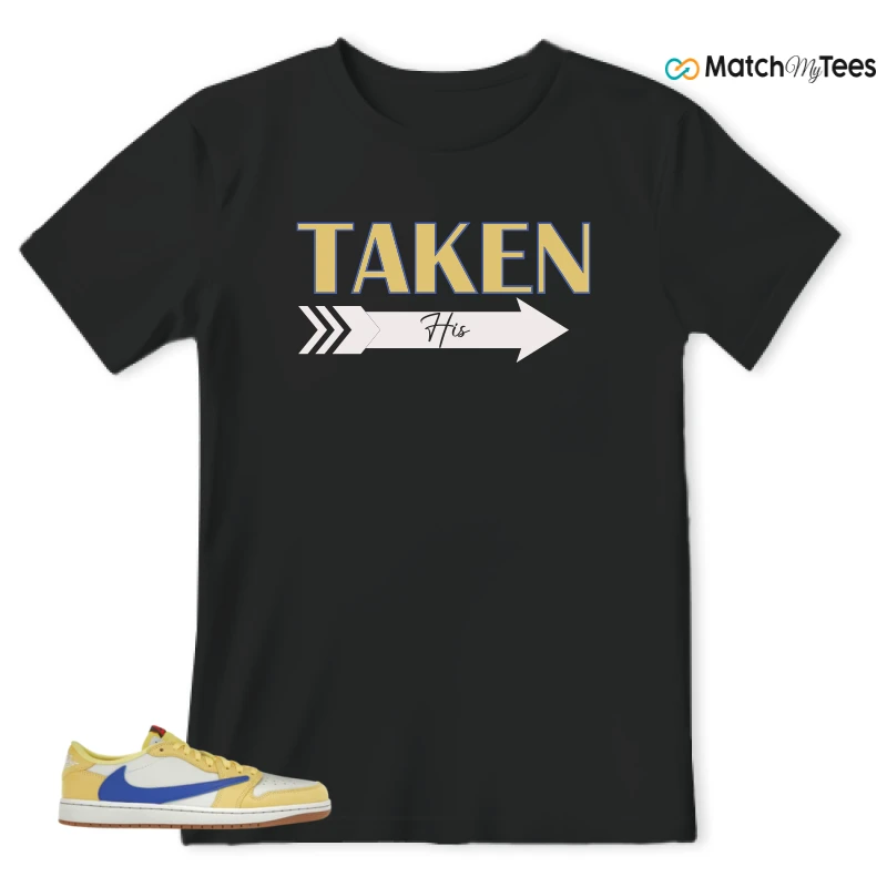 NIKE JORDAN 1 RETRO LOW OG SP TRAVIS SCOTT CANARY (WOMEN'S) SNEAKER Matching Tees t-shirt