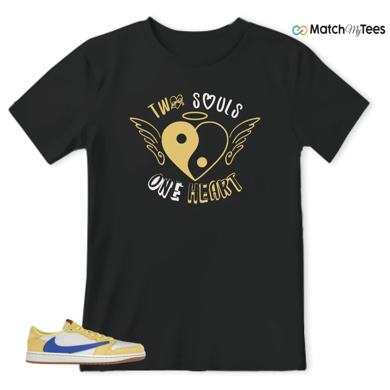 NIKE JORDAN 1 RETRO LOW OG SP TRAVIS SCOTT CANARY (WOMEN'S) SNEAKER Matching Tees t-shirt