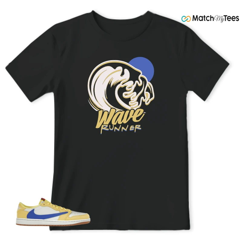 NIKE JORDAN 1 RETRO LOW OG SP TRAVIS SCOTT CANARY (WOMEN'S) SNEAKER Matching Tees t-shirt