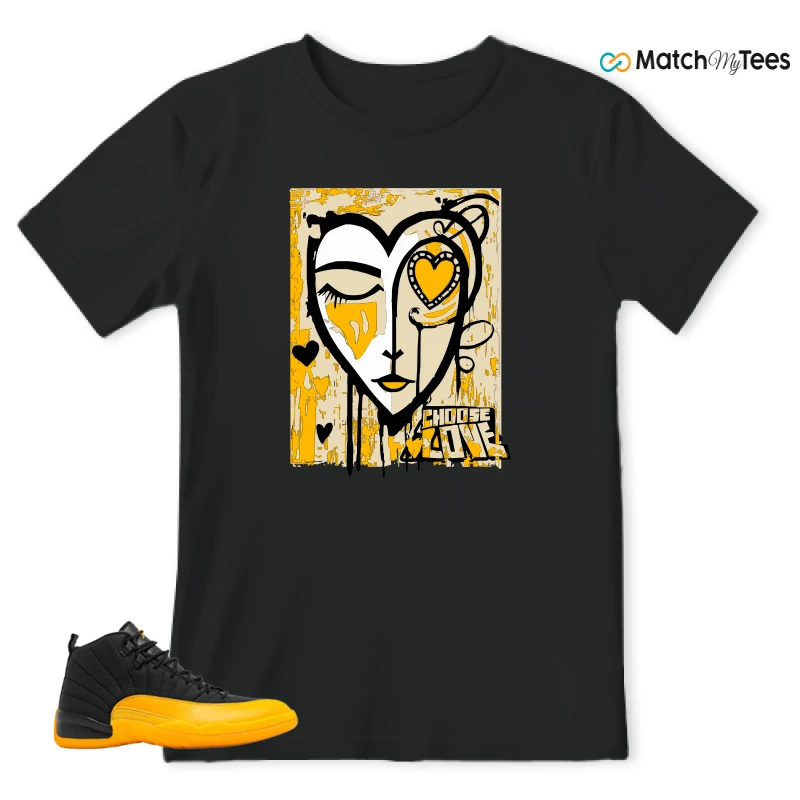 Choose Love Main Black matching T-shirt T-shirt