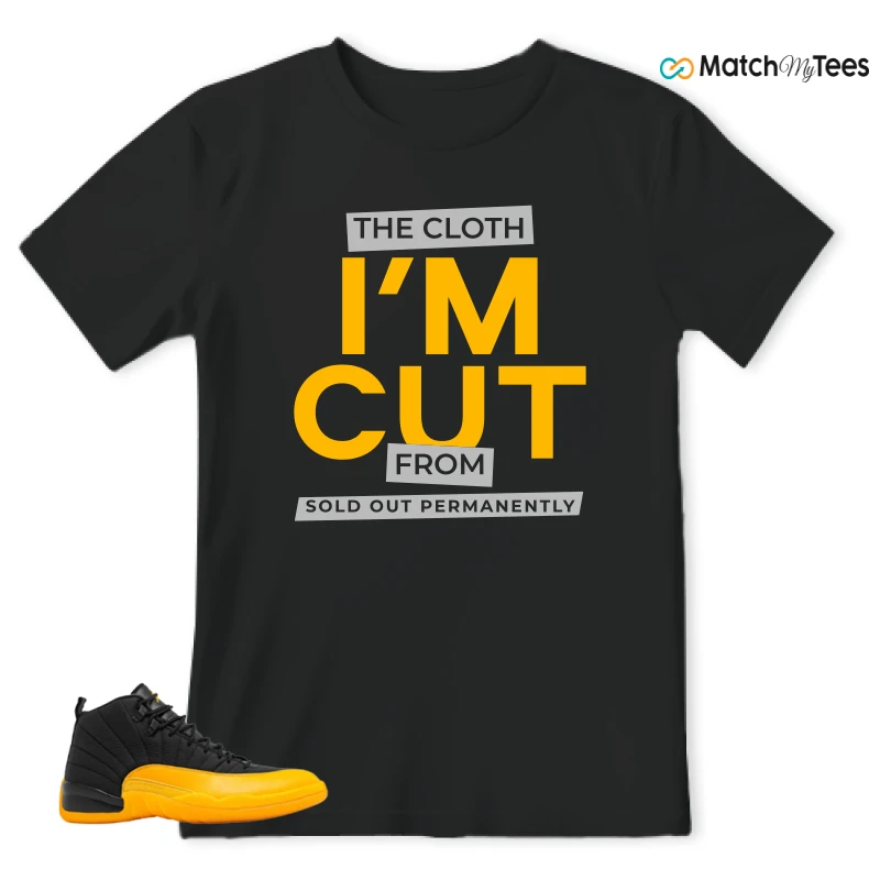 I'm Cut Black matching T-shirt T-shirt