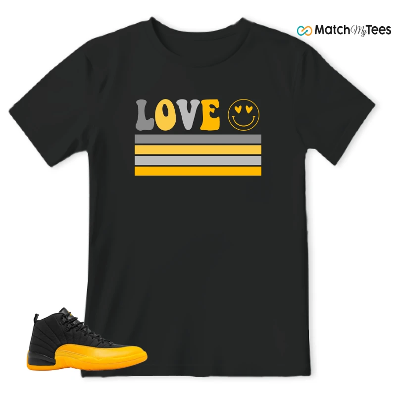 L O V E Black matching T-shirt T-shirt