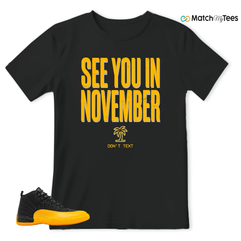 See You Black matching T-shirt T-shirt